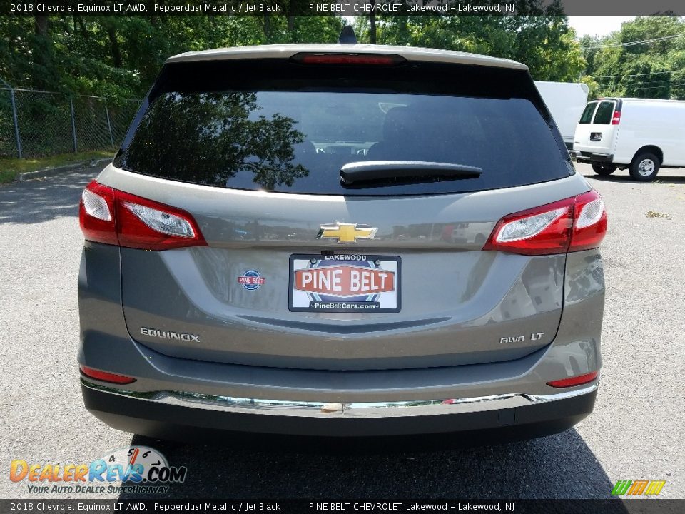 2018 Chevrolet Equinox LT AWD Pepperdust Metallic / Jet Black Photo #5