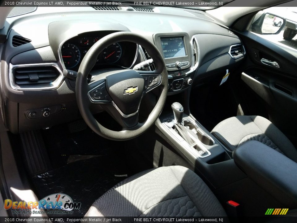 2018 Chevrolet Equinox LT AWD Pepperdust Metallic / Jet Black Photo #7