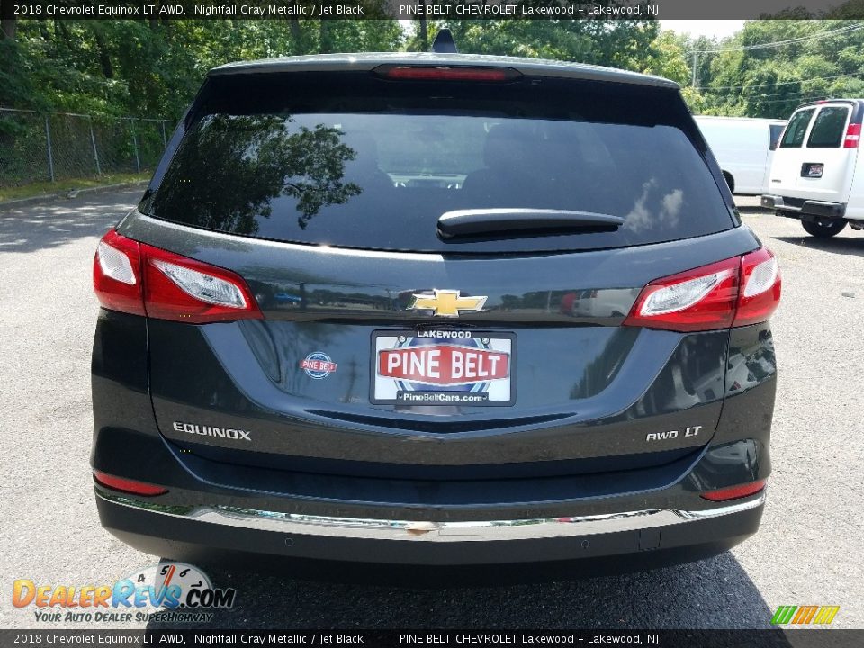 2018 Chevrolet Equinox LT AWD Nightfall Gray Metallic / Jet Black Photo #5