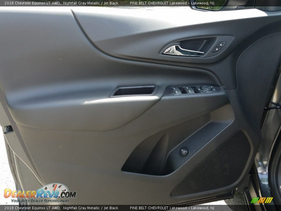 2018 Chevrolet Equinox LT AWD Nightfall Gray Metallic / Jet Black Photo #6