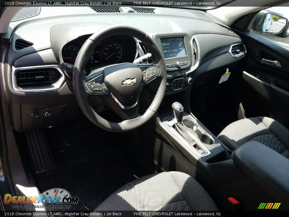 2018 Chevrolet Equinox LT AWD Nightfall Gray Metallic / Jet Black Photo #7