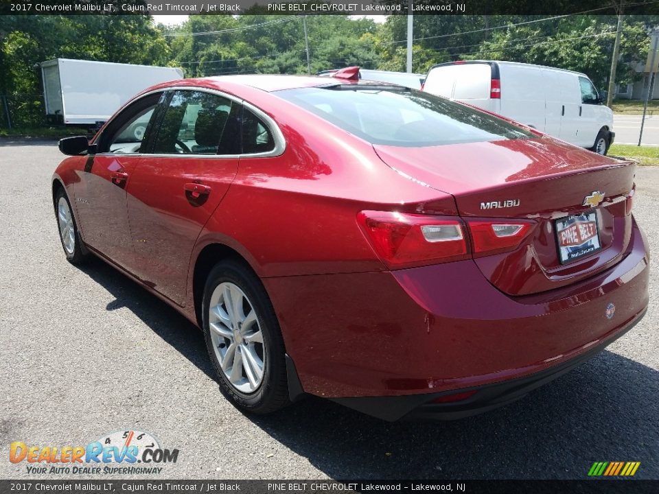 2017 Chevrolet Malibu LT Cajun Red Tintcoat / Jet Black Photo #4