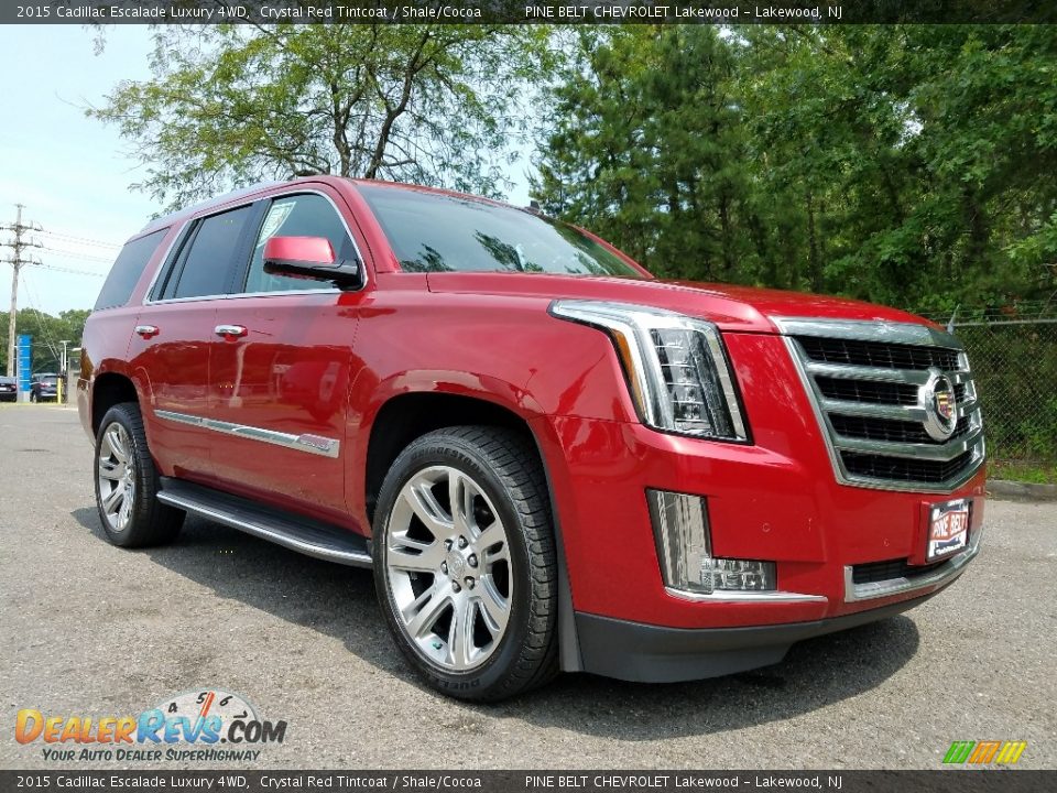 2015 Cadillac Escalade Luxury 4WD Crystal Red Tintcoat / Shale/Cocoa Photo #1