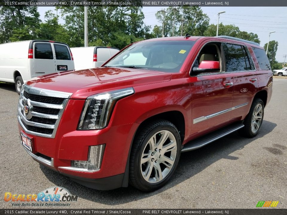 2015 Cadillac Escalade Luxury 4WD Crystal Red Tintcoat / Shale/Cocoa Photo #3