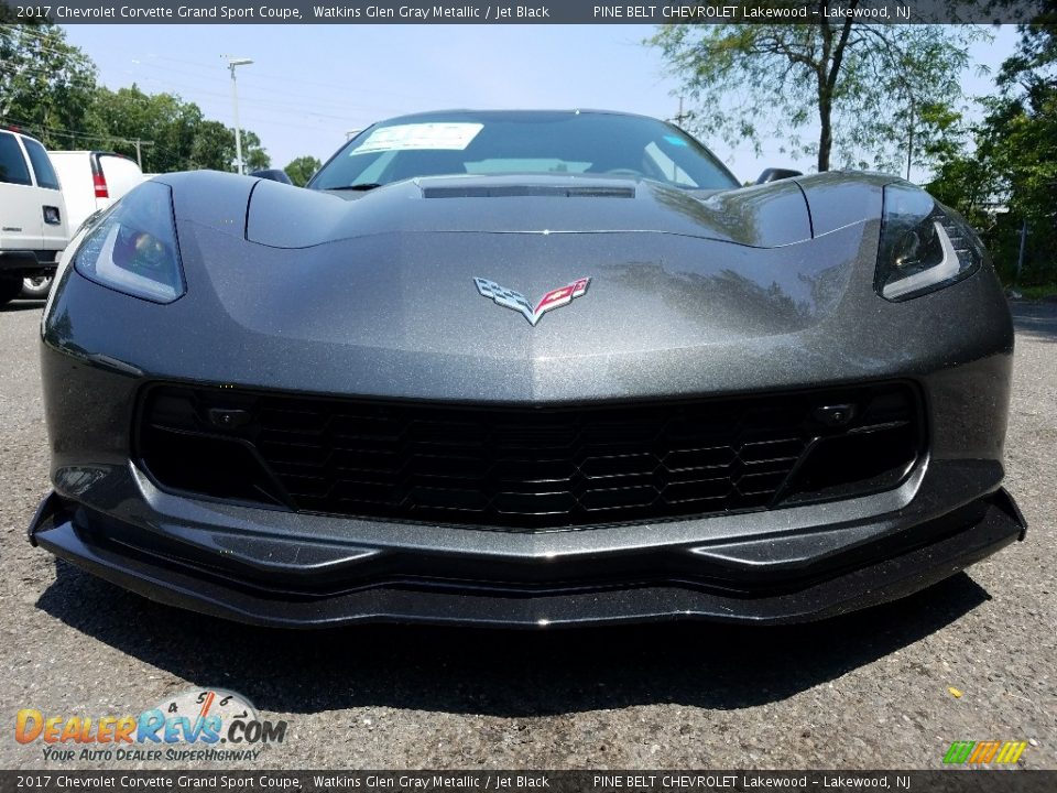 2017 Chevrolet Corvette Grand Sport Coupe Watkins Glen Gray Metallic / Jet Black Photo #2