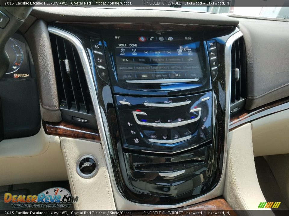 2015 Cadillac Escalade Luxury 4WD Crystal Red Tintcoat / Shale/Cocoa Photo #24