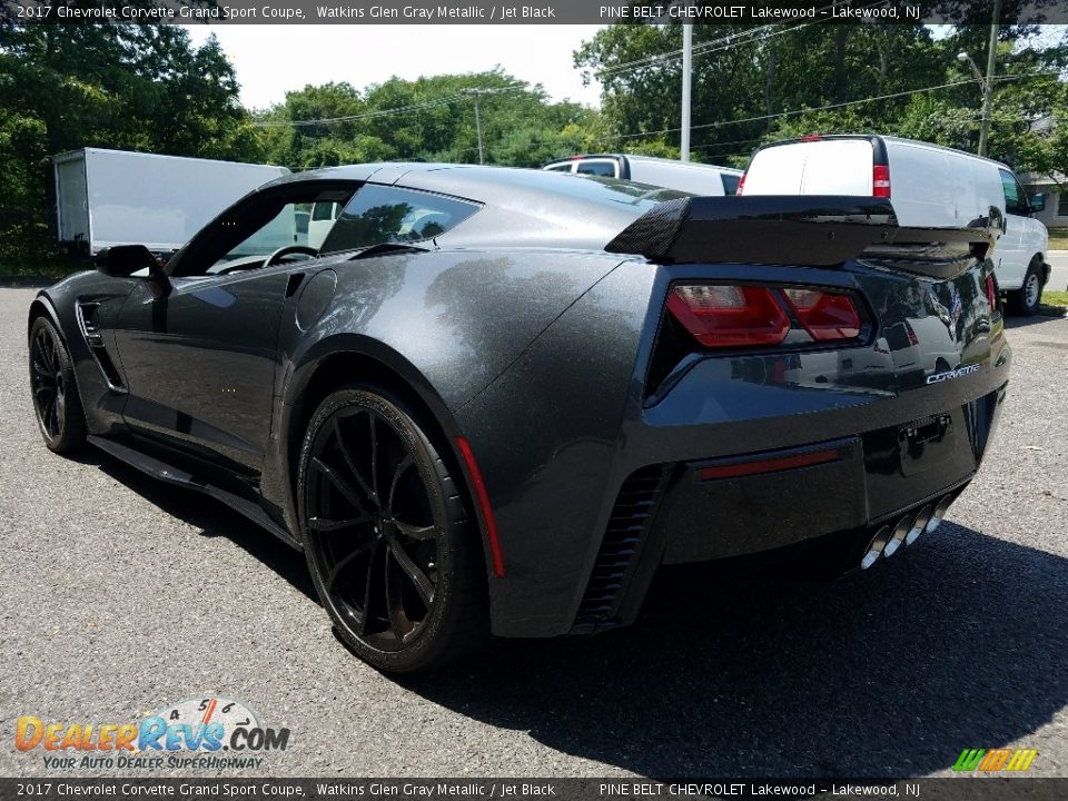2017 Chevrolet Corvette Grand Sport Coupe Watkins Glen Gray Metallic / Jet Black Photo #4