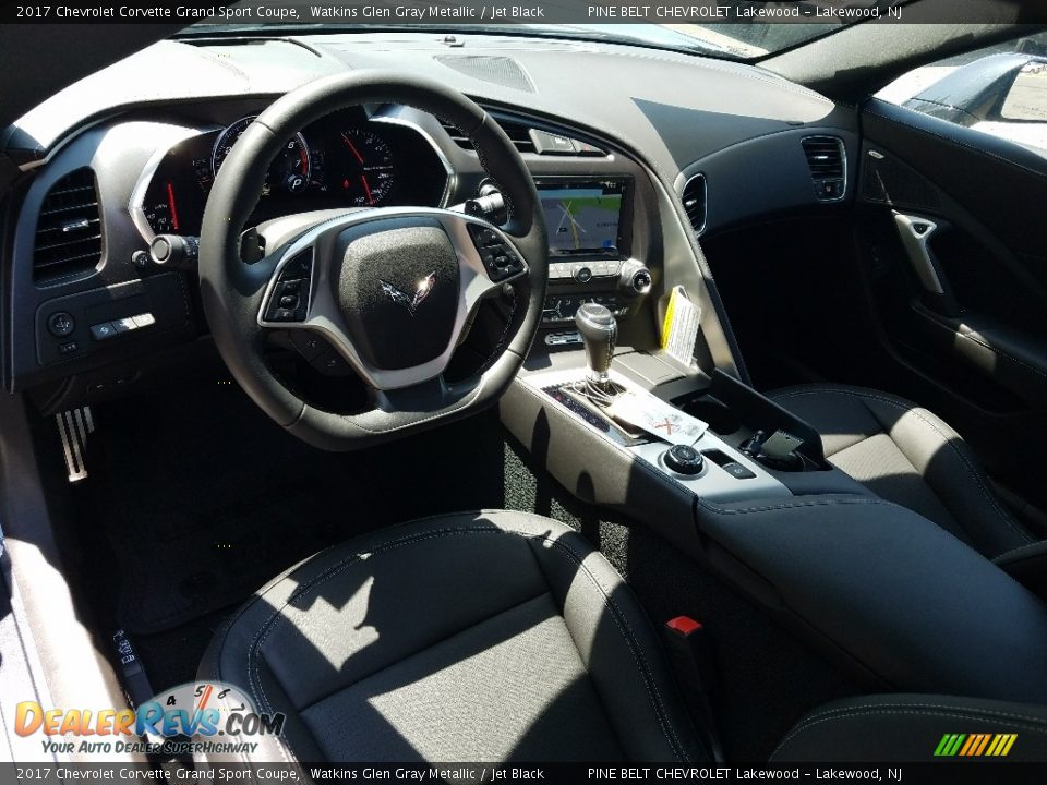 2017 Chevrolet Corvette Grand Sport Coupe Watkins Glen Gray Metallic / Jet Black Photo #7