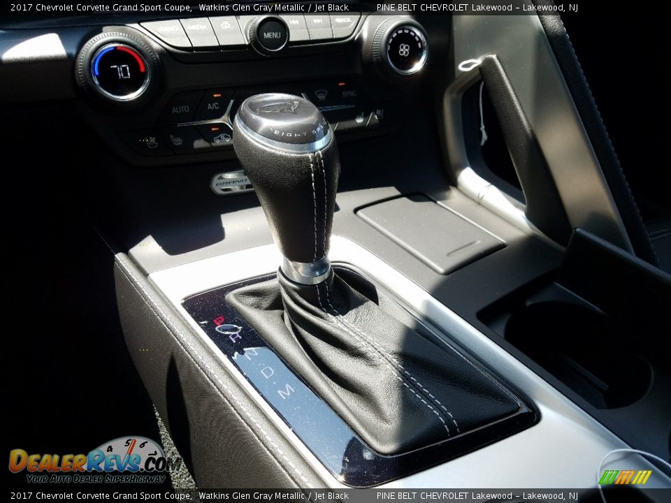 2017 Chevrolet Corvette Grand Sport Coupe Watkins Glen Gray Metallic / Jet Black Photo #9
