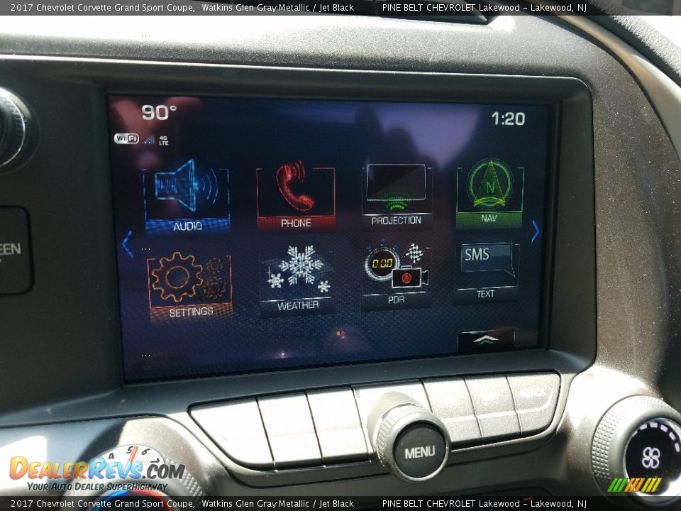 2017 Chevrolet Corvette Grand Sport Coupe Watkins Glen Gray Metallic / Jet Black Photo #10