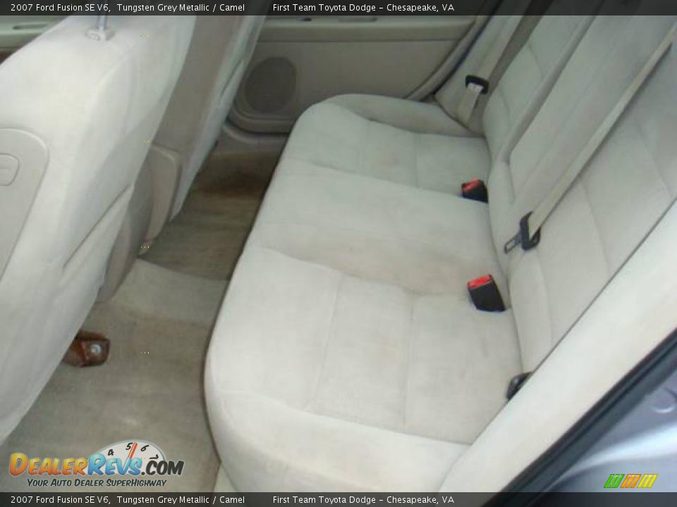 2007 Ford Fusion SE V6 Tungsten Grey Metallic / Camel Photo #9