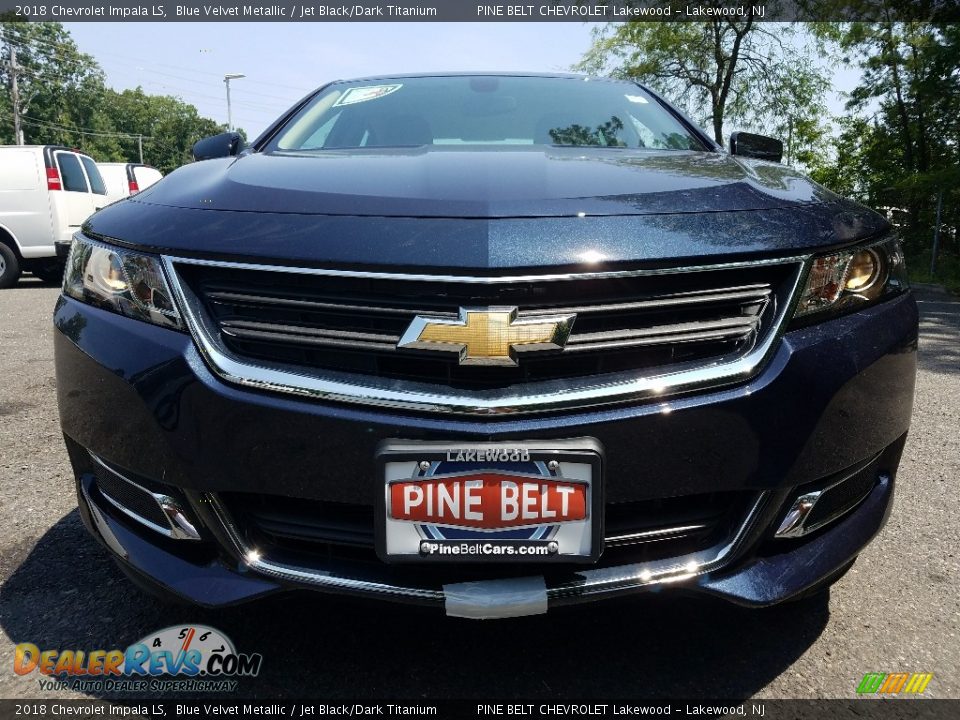 2018 Chevrolet Impala LS Blue Velvet Metallic / Jet Black/Dark Titanium Photo #2