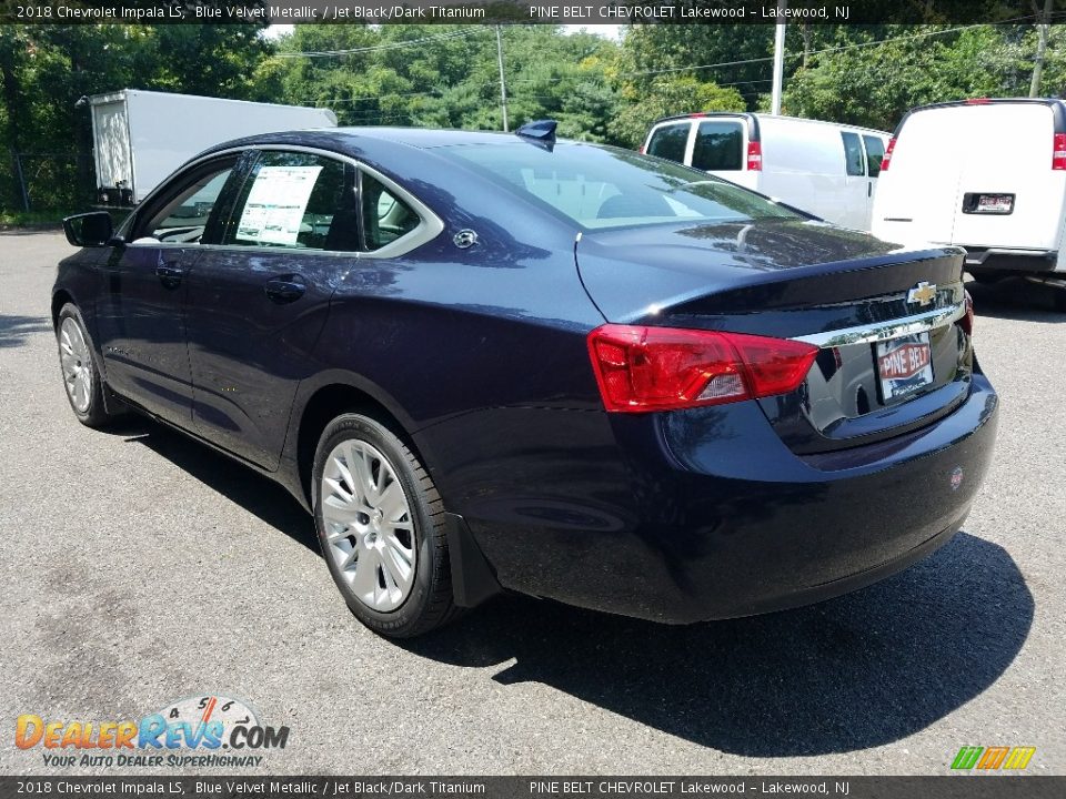 2018 Chevrolet Impala LS Blue Velvet Metallic / Jet Black/Dark Titanium Photo #4