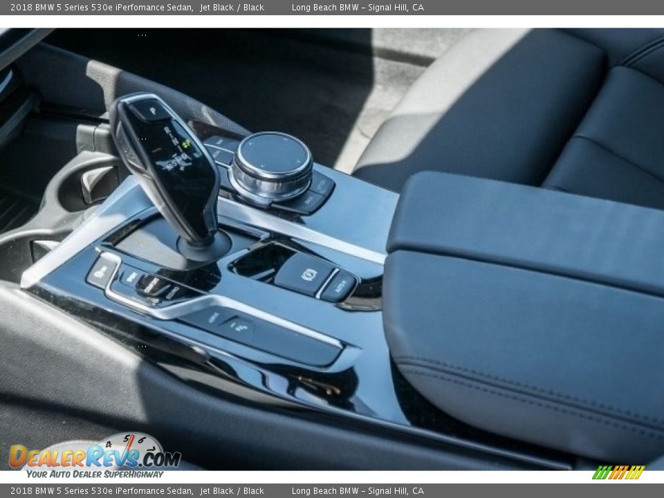 2018 BMW 5 Series 530e iPerfomance Sedan Jet Black / Black Photo #7