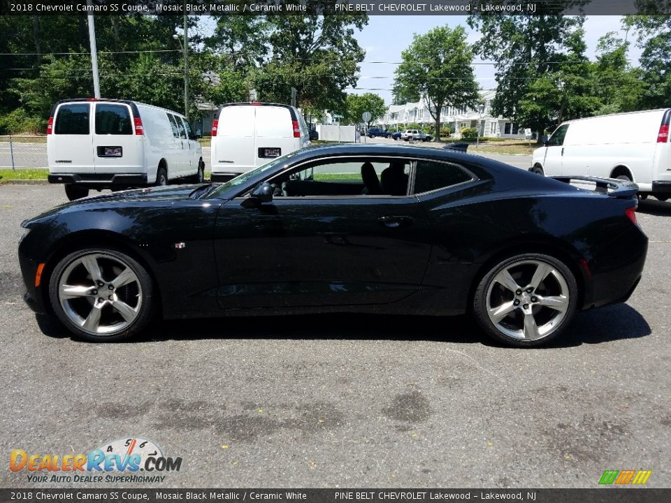 2018 Chevrolet Camaro SS Coupe Mosaic Black Metallic / Ceramic White Photo #3