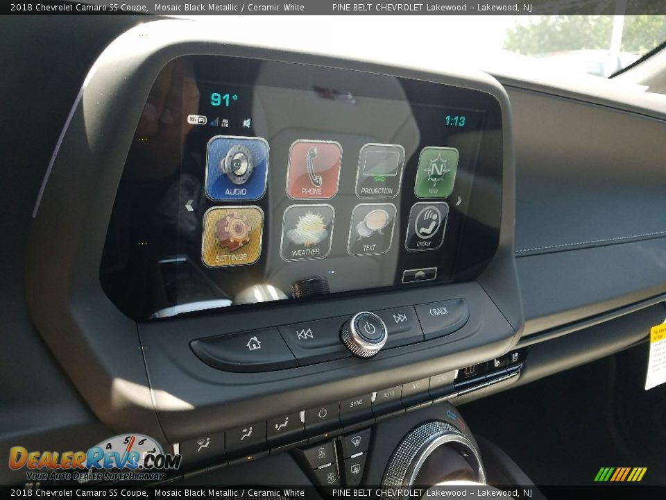2018 Chevrolet Camaro SS Coupe Mosaic Black Metallic / Ceramic White Photo #10