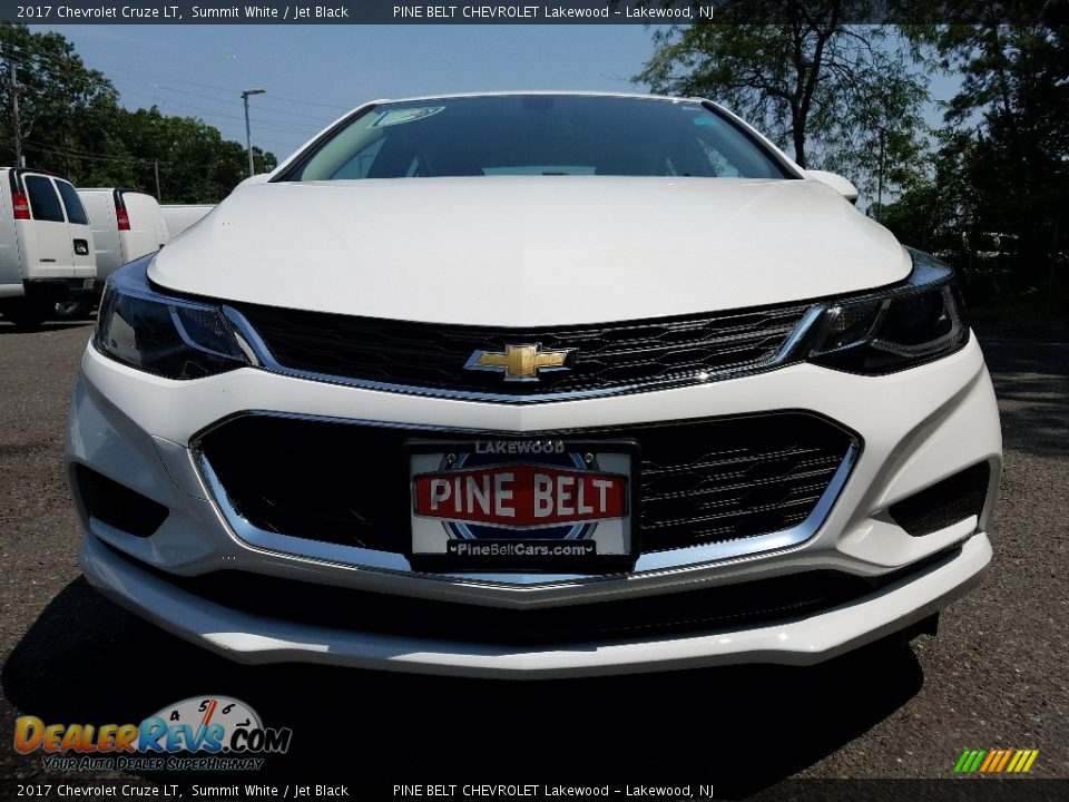 2017 Chevrolet Cruze LT Summit White / Jet Black Photo #2