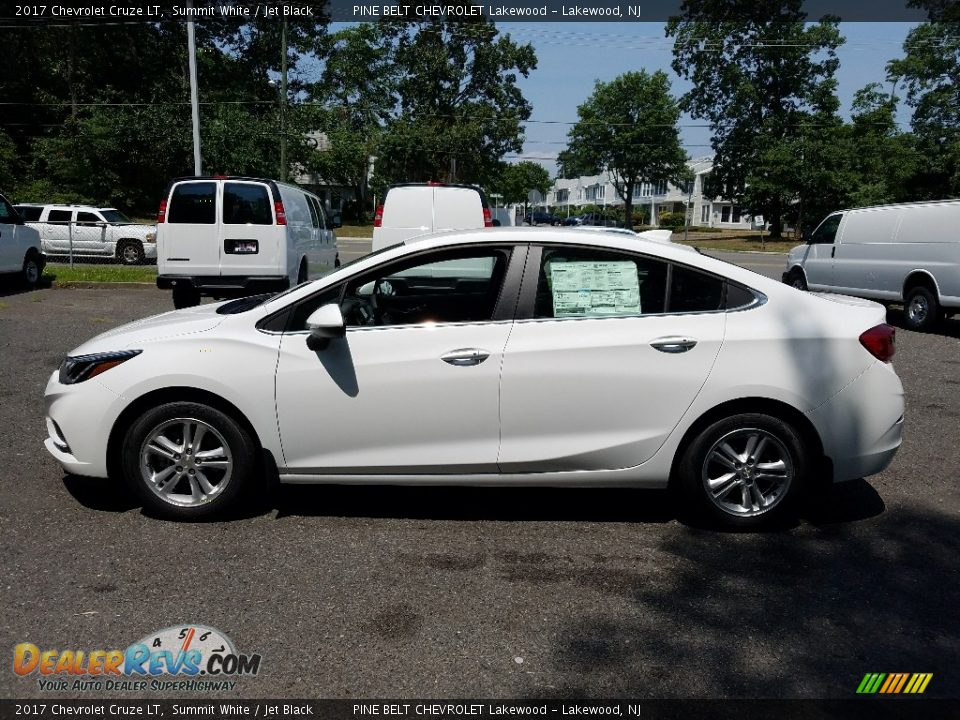 2017 Chevrolet Cruze LT Summit White / Jet Black Photo #3