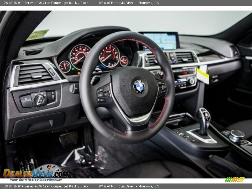 2018 BMW 4 Series 430i Gran Coupe Jet Black / Black Photo #5