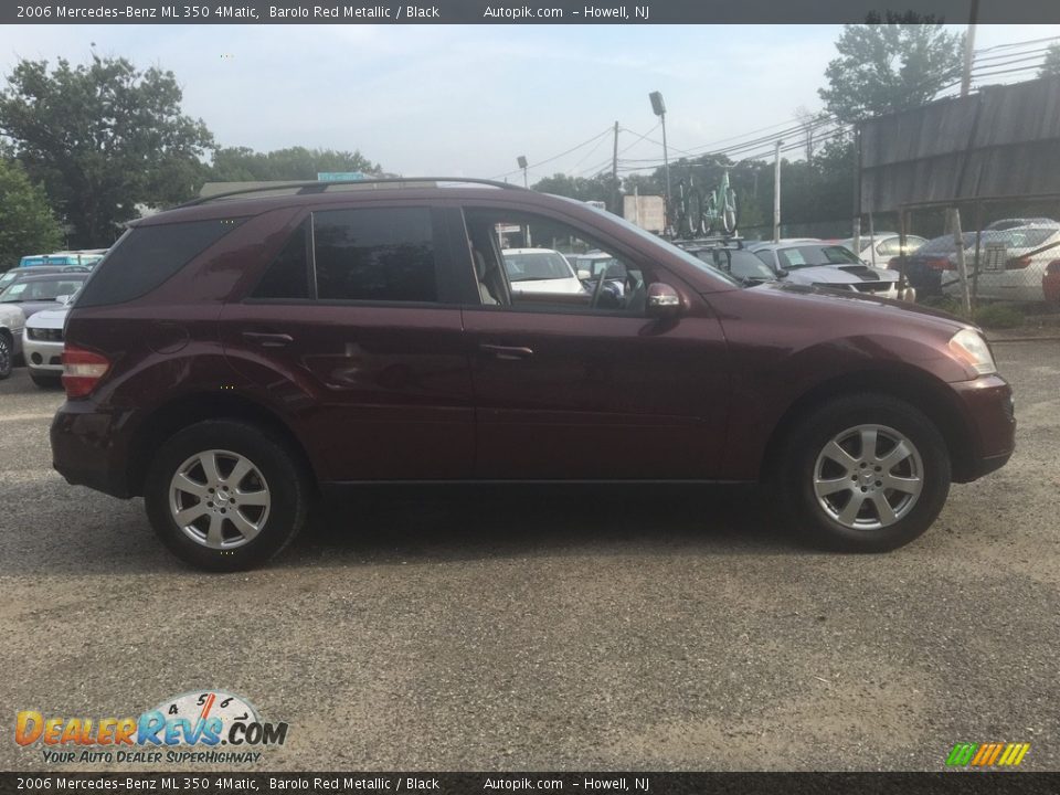 2006 Mercedes-Benz ML 350 4Matic Barolo Red Metallic / Black Photo #2