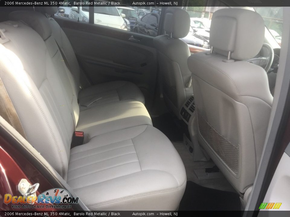 2006 Mercedes-Benz ML 350 4Matic Barolo Red Metallic / Black Photo #4