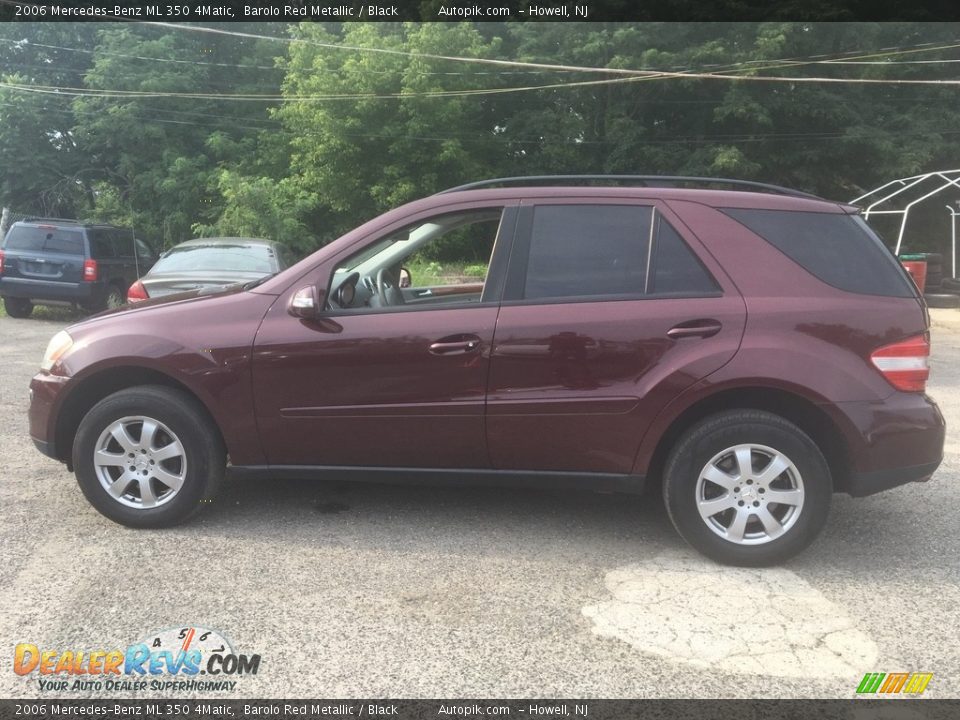 2006 Mercedes-Benz ML 350 4Matic Barolo Red Metallic / Black Photo #9