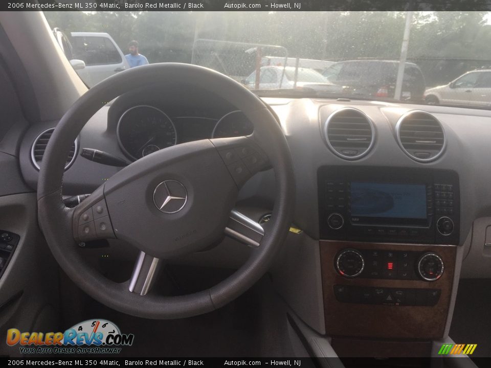 2006 Mercedes-Benz ML 350 4Matic Barolo Red Metallic / Black Photo #11