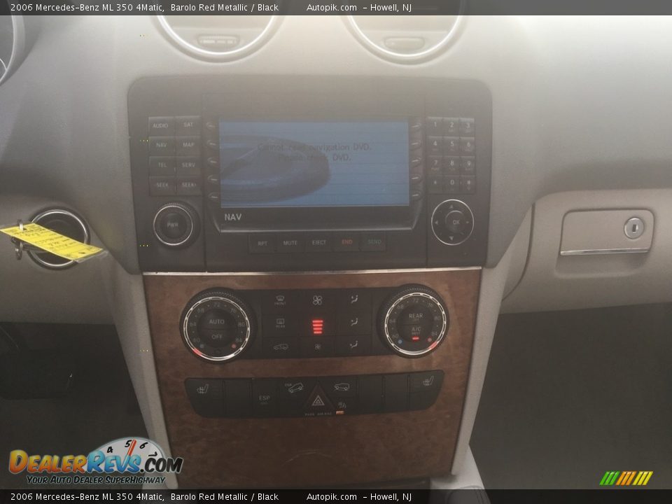 2006 Mercedes-Benz ML 350 4Matic Barolo Red Metallic / Black Photo #12