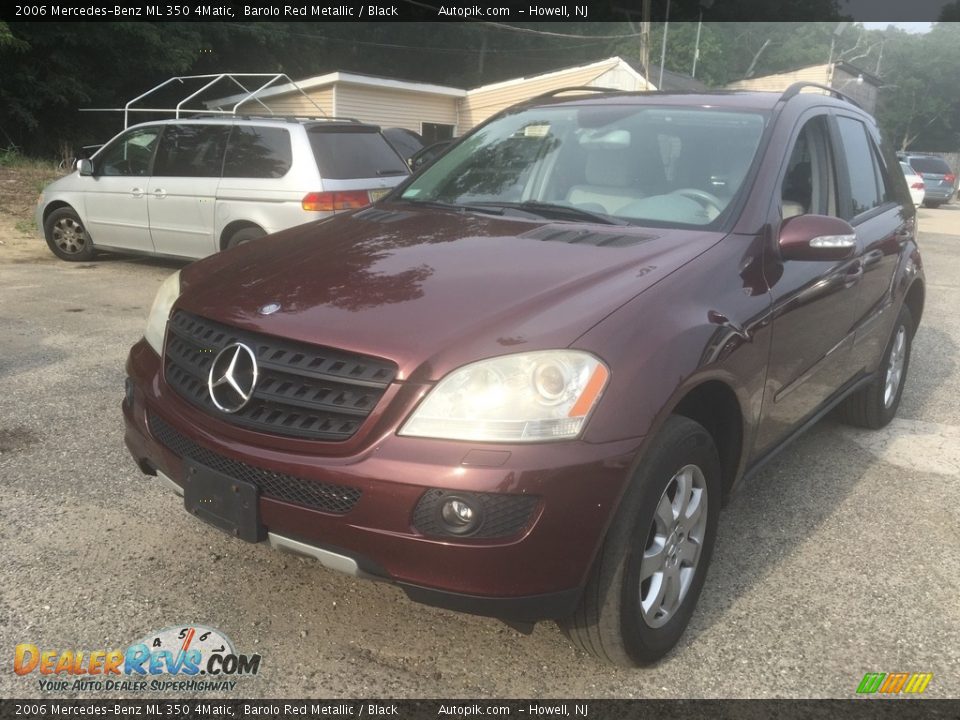 2006 Mercedes-Benz ML 350 4Matic Barolo Red Metallic / Black Photo #13