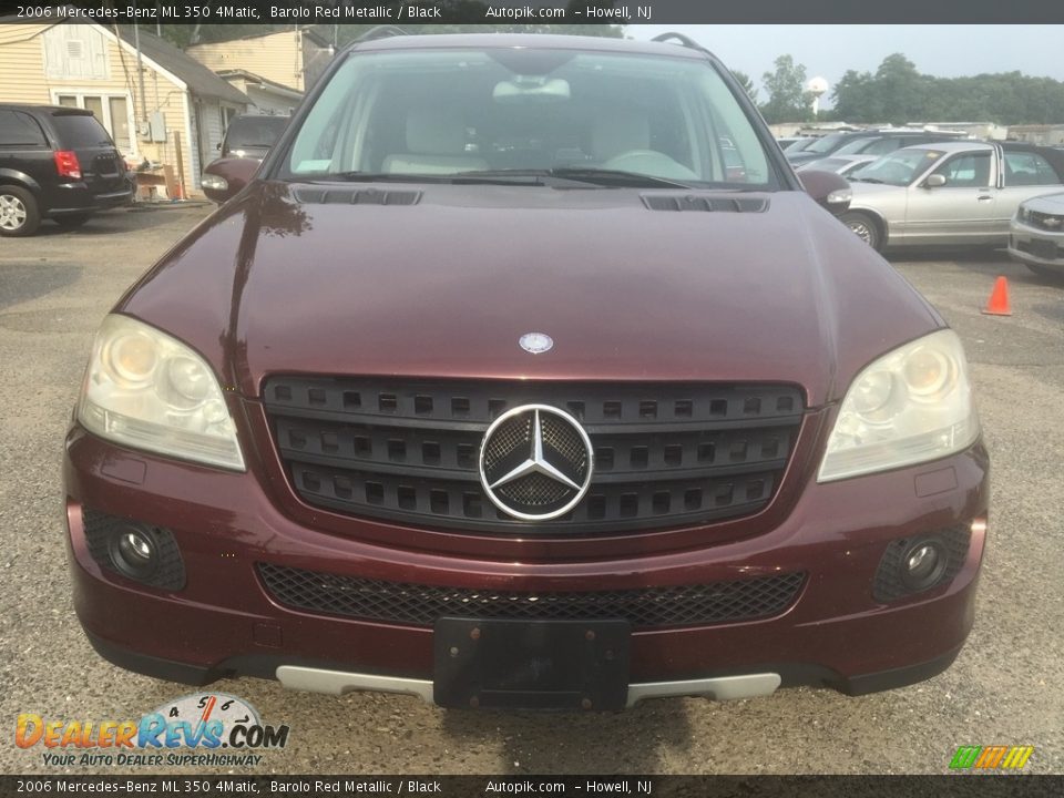 2006 Mercedes-Benz ML 350 4Matic Barolo Red Metallic / Black Photo #14