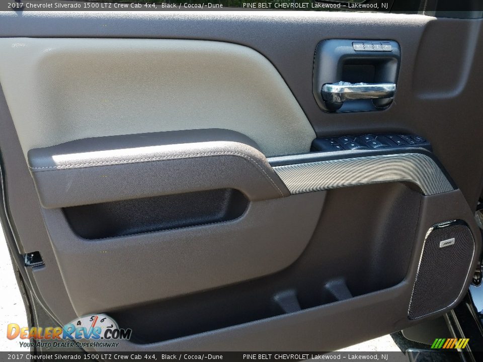 2017 Chevrolet Silverado 1500 LTZ Crew Cab 4x4 Black / Cocoa/­Dune Photo #6