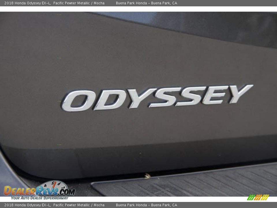 2018 Honda Odyssey EX-L Pacific Pewter Metallic / Mocha Photo #3