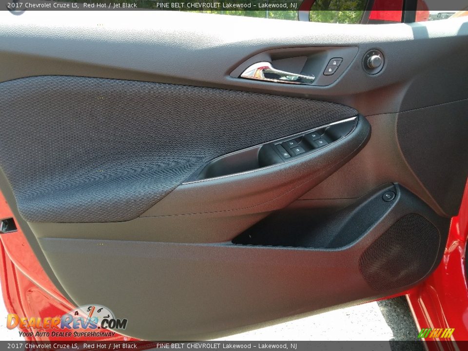 2017 Chevrolet Cruze LS Red Hot / Jet Black Photo #6