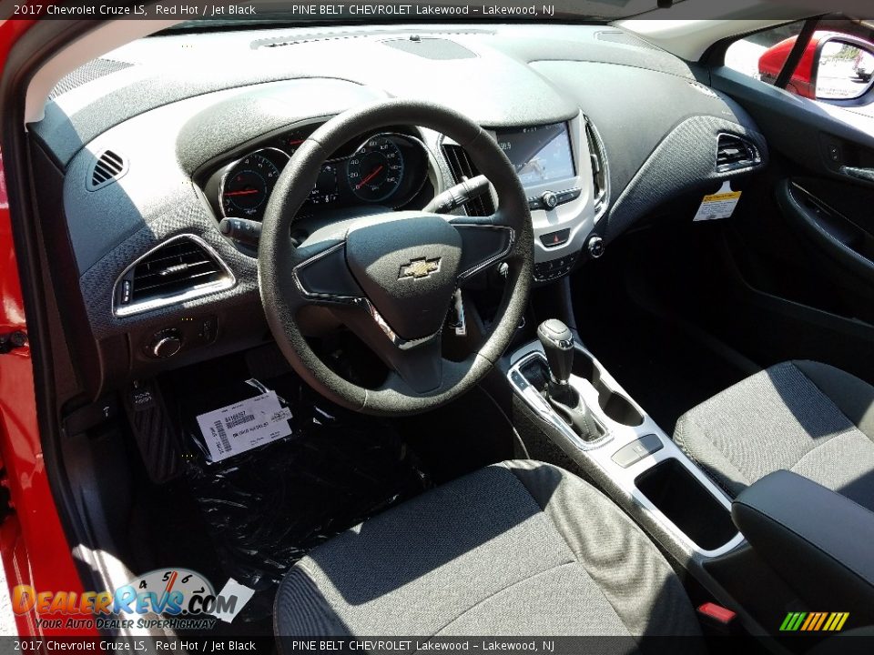 2017 Chevrolet Cruze LS Red Hot / Jet Black Photo #7