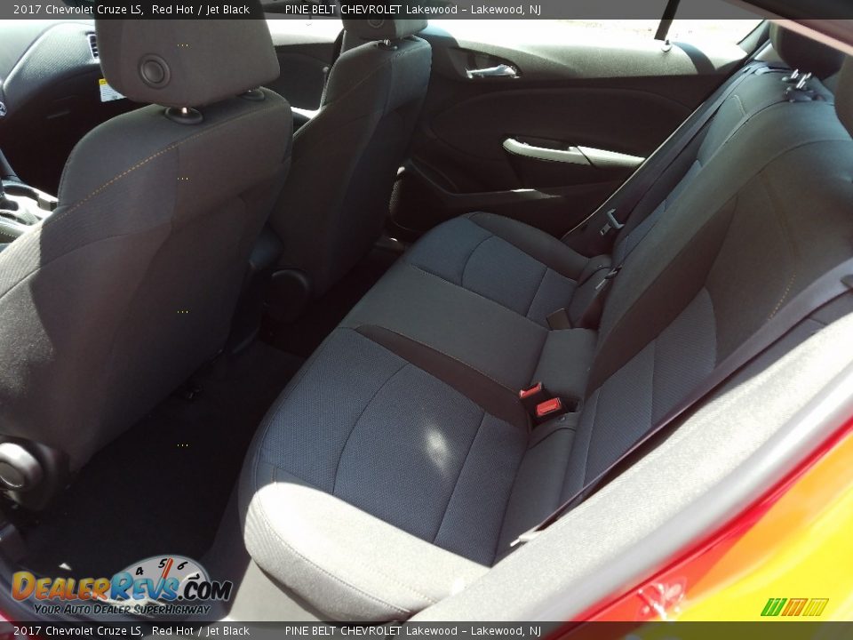 2017 Chevrolet Cruze LS Red Hot / Jet Black Photo #9