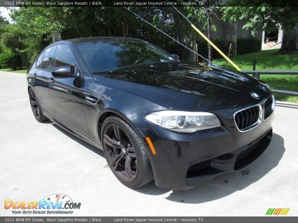 2013 BMW M5 Sedan Black Sapphire Metallic / Black Photo #2