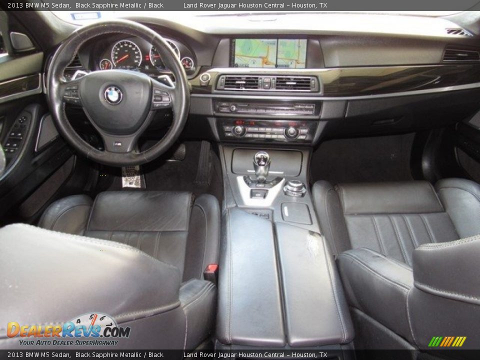 2013 BMW M5 Sedan Black Sapphire Metallic / Black Photo #4
