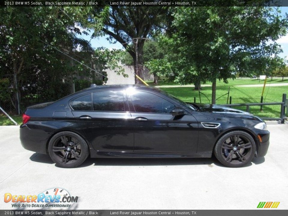 2013 BMW M5 Sedan Black Sapphire Metallic / Black Photo #6
