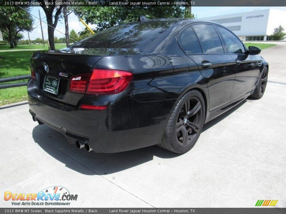 2013 BMW M5 Sedan Black Sapphire Metallic / Black Photo #7