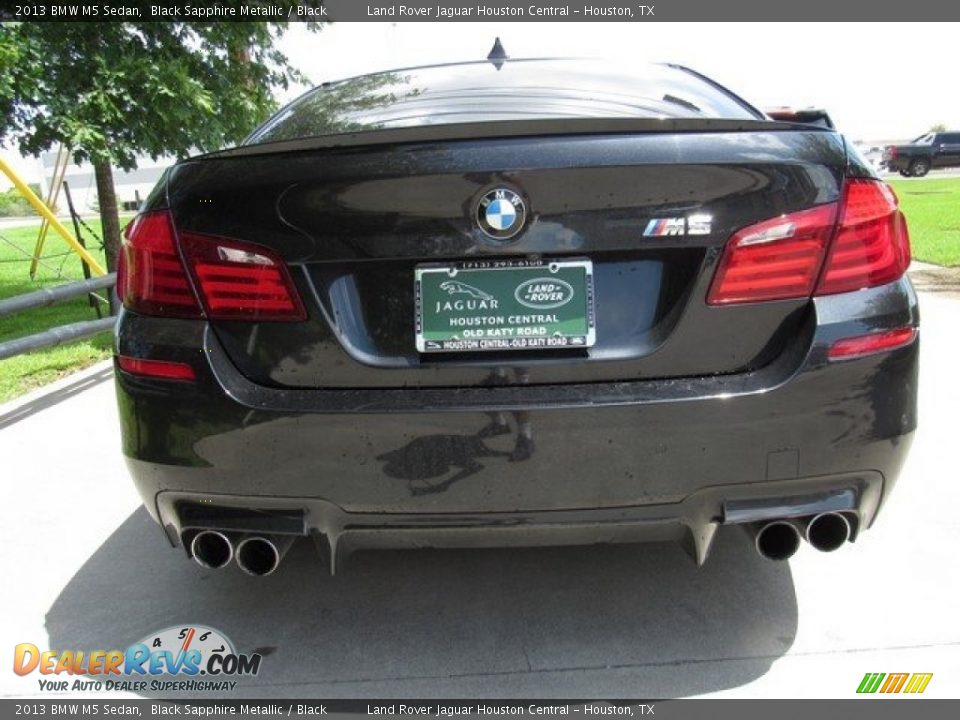 2013 BMW M5 Sedan Black Sapphire Metallic / Black Photo #8