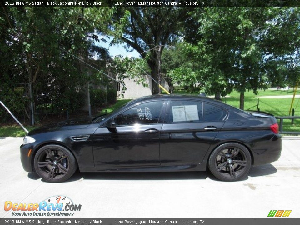 2013 BMW M5 Sedan Black Sapphire Metallic / Black Photo #10