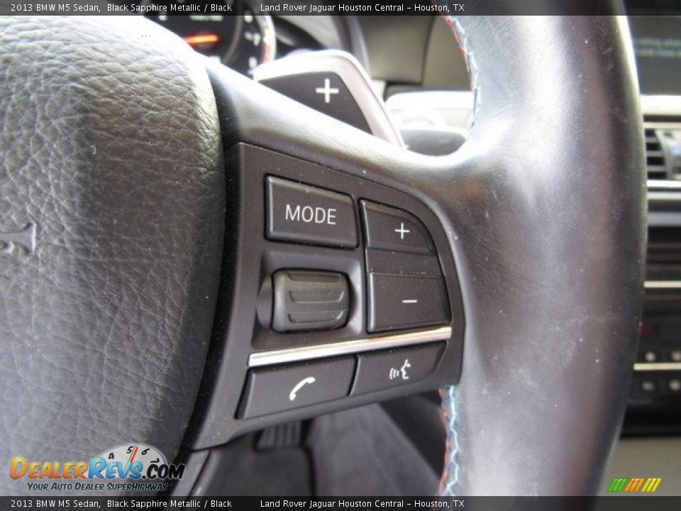 2013 BMW M5 Sedan Black Sapphire Metallic / Black Photo #28