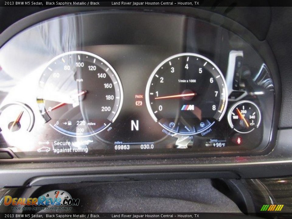 2013 BMW M5 Sedan Black Sapphire Metallic / Black Photo #29