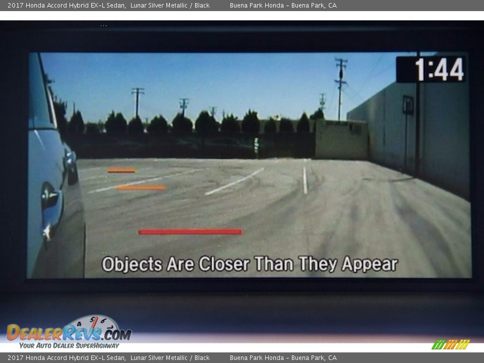 2017 Honda Accord Hybrid EX-L Sedan Lunar Silver Metallic / Black Photo #7