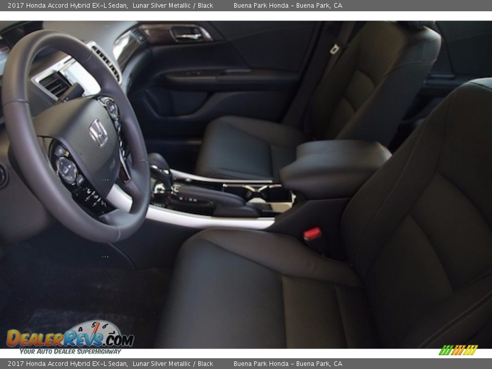 2017 Honda Accord Hybrid EX-L Sedan Lunar Silver Metallic / Black Photo #9