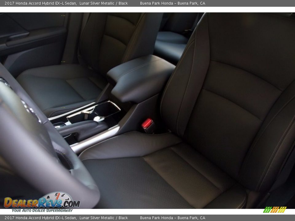 2017 Honda Accord Hybrid EX-L Sedan Lunar Silver Metallic / Black Photo #11