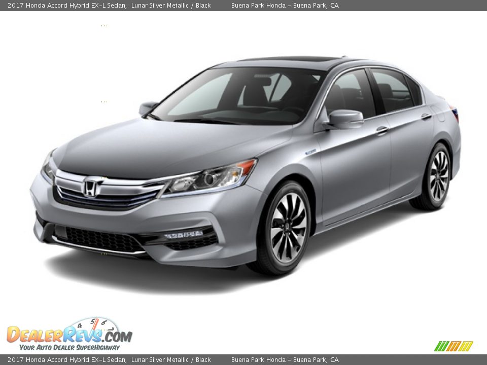 2017 Honda Accord Hybrid EX-L Sedan Lunar Silver Metallic / Black Photo #19