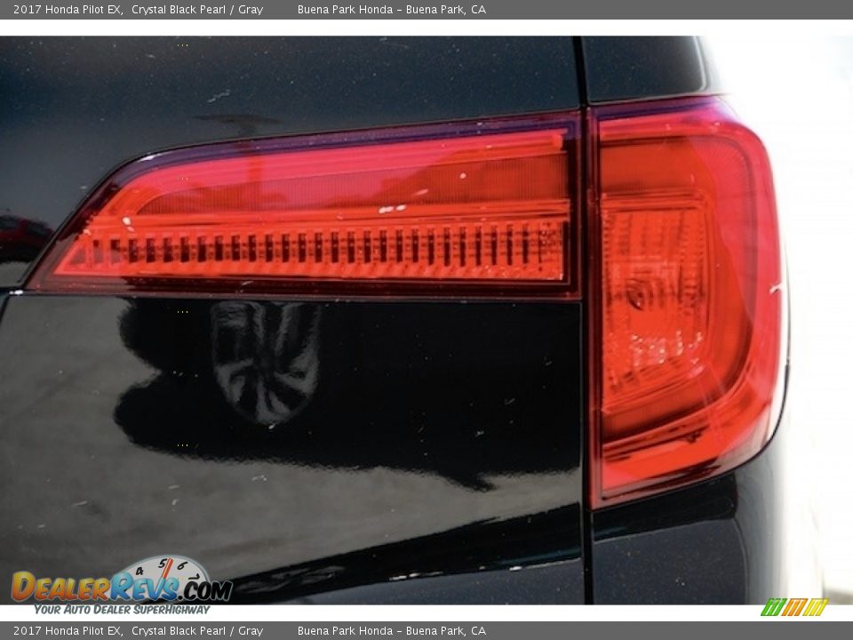 2017 Honda Pilot EX Crystal Black Pearl / Gray Photo #4
