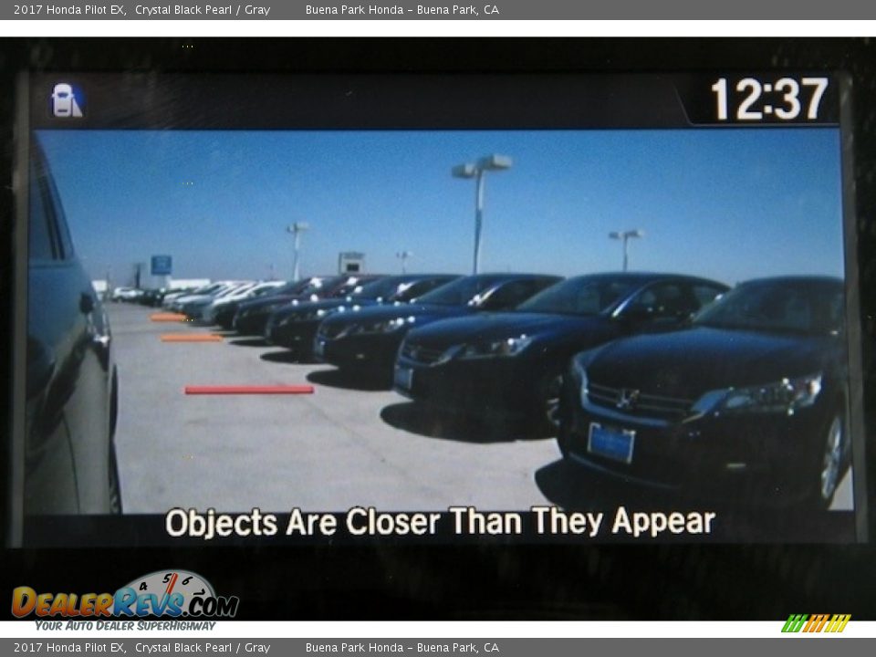 2017 Honda Pilot EX Crystal Black Pearl / Gray Photo #6
