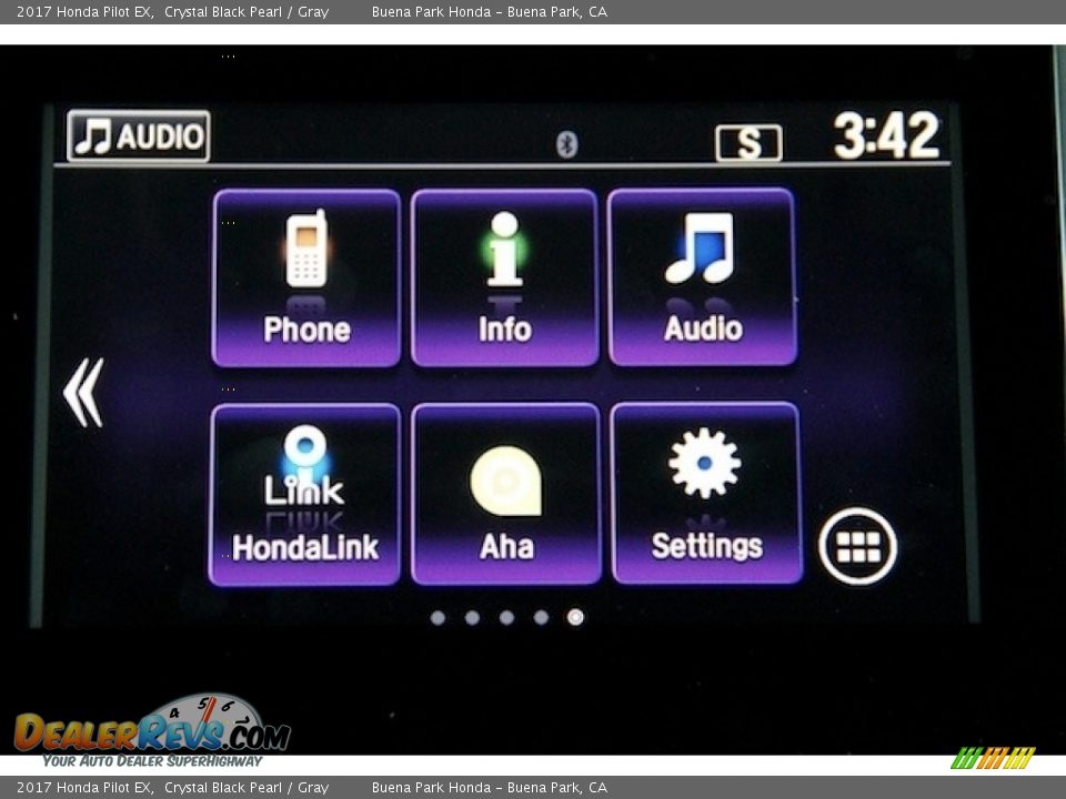 2017 Honda Pilot EX Crystal Black Pearl / Gray Photo #17